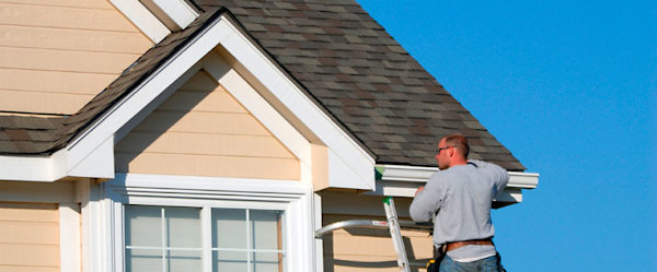 Installing Gutters on home