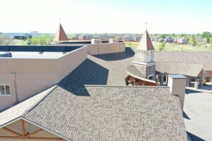 Church bulidingwith new roof