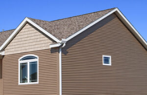 Home with new siding
